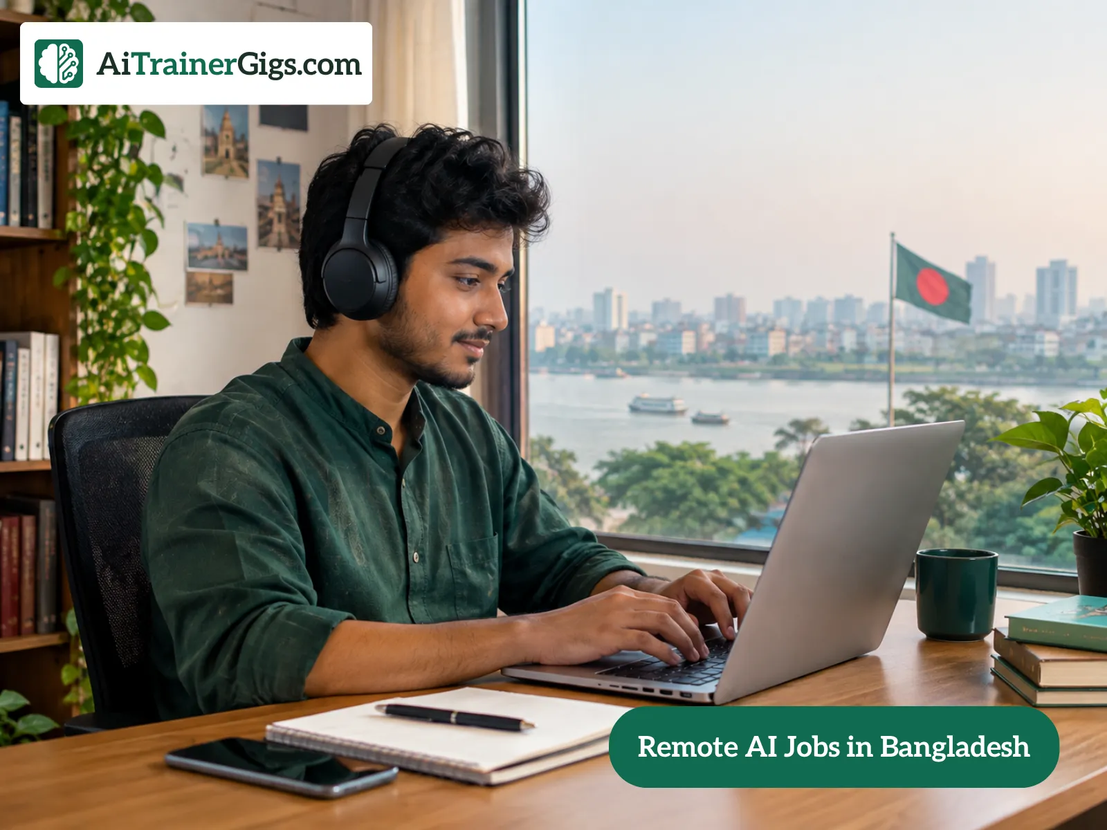 Remote AI training work for people in Bangladesh — labelling and reviewing AI data from home